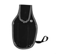 Zilimontt 9 Heavy Workshop Organiseur de ceinture en nylon avec tournevis DIY en tissu 600D pour outils de jardin Noir (26 x 10 x 65 cm)