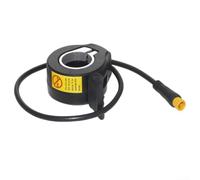 Zilimontt Accélérateur d'accélérateur électrique pour vélo M8 130X Contrôleur de vitesse pour guidon de 22 mm, étanche ABS + PC E-For Bike Scooter Pièce de rechange avec écran, noir