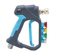 Zilimontt Accessoire compact pour nettoyeur haute pression avec tube en acier sans soudure et raccord en laiton pour des résultats de nettoyage de qualité professionnelle (bleu)