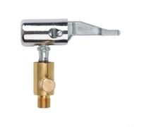 Zilimontt Adaptateur de buse à connexion rapide avec verrouillage par pouce, pression maximale de 150 psi, construction ABS et cuivre, compatible avec pneu American Valve (AV) (type B)