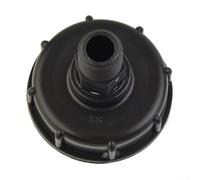 Zilimontt Adaptateur de réservoir IBC à filetage grossier de 60 mm, raccord femelle en plastique compatible avec S60X6 pour réservoir d'eau IBC, sortie 1/2" et 3/4", (20 mm)