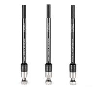 Zilimontt Adaptateur d'essieu traversant de remorque 160-178 mm de longueur 215 mm pour alliage d'aluminium CNC avec plusieurs tailles de filetage P1.0/P1.5/P1.75 et jeu d'entretoises réglables pour