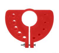 Zilimontt Affûteur modifié pour meuleuse d'angle avec design portable pour forets en acier rapide et cobalt, compatible avec diverses meuleuses et perceuses (rouge)