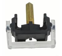 Zilimontt Aiguille de rechange pour tourne-disque Shure M44G M44-7 M55E, aiguille phonographe en plastique durable et aluminium, facile à installer