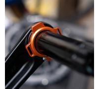 Zilimontt Ajusteur de pré-chargement en aluminium pour pédalier de vélo avec rondelle, compatible avec les pédaliers Eagle X01 Eagle Race Face de 28,99 mm, cyclisme léger (orange)