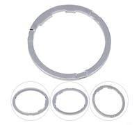 Zilimontt AL6061 Entretoise de moyeu libre en aluminium pour route pour pédalier de vélo et réglage de la cassette, rondelle double épaisseur de 0,8 mm/2 mm, compatible avec Campagnolo (argent, 1,8 mm