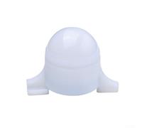 Zilimontt Alarme de touche LED pour la pêche de nuit, marche/arrêt automatique avec alertes clignotantes rouges et vertes, accessoire de canne en plastique compact de 3 x 2,2 cm, détecte les poissons