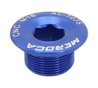 Zilimontt Alliage d'aluminium pour CNC pour pédalier de vélo M19 M20 Vis de fixation de bras de manivelle compatible avec Prowheel IXF LEBYCLE M4000 M590 M596 (bleu)