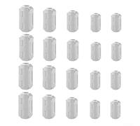 Zilimontt Anneau de serrage en ferrite pour suppression du bruit avec diamètre intérieur de 3,5 mm, 5 mm, 7 mm, 9 mm, 13 mm pour câbles de données audio et vidéo AC