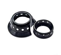 Zilimontt Anneau décoratif pour moulinet de pêche en alliage d'aluminium CNC compatible avec Daiwa Tatula 22 70/80, Steez 16 SV/17 ATW/CTSV/A2/HLC/LTD/23 SS Air, Alphas 20/21/22 Air TW, (noir)