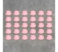 Zilimontt Autocollants en PVC pour intérieur de voiture - Motif fleur de Sakura - Pour casque de moto, pare-chocs et décoration - Rose - Haute adhérence - Facile à appliquer - Ne s'écaille pas