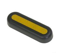 Zilimontt Bande adhésive réfléchissante pour trottinette électrique MAX - Autocollant de sécurité en PVC haute visibilité Jaune/rouge - 8 x 5 cm - Compatible avec la série MAX - 1 jeu de rechange