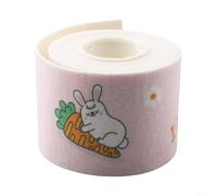 Zilimontt Bande d'absorption d'eau en feutre épais anti-condensation pour rebords de fenêtre, éviers et murs avec tissu non tissé, longueur personnalisable (petits animaux mignons) 280 cm