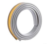 Zilimontt Bande de protection et de réparation des bords de meubles en TPE en forme de U - 2 m - Flexible de 18 mm pour armoires, étagères, contreplaqué, bois, marbre (gris)