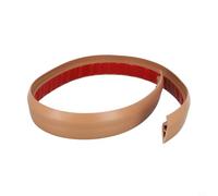Zilimontt Bande de transition de sol stratifié en PVC, offre un ajustement sûr et des changements de hauteur de sol sûrs, conçue pour les portes et les bords de carrelage, 99 cm de long (gris)