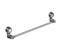 Zilimontt Barre porte-serviette réglable à ventouse pour douche et salle de bain - Porte-serviettes et gants de toilette amovible avec forte adhérence sur le carrelage, le verre, les miroirs - 30-60