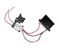 Zilimontt Batterie de contrôle 24 V - Perceuse électrique sans fil - Interrupteur à gâchette au lithium avec lumière compatible avec pilote électrique avant et arrière avec broche pour Pow