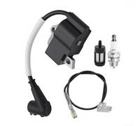 Zilimontt Bobine d'allumage 1139 400 1307 compatible avec les tronçonneuses MS181 MS181C MS211 MS211C MS171, remplacement de haute résine, étincelle du moteur fiable et fonctionnement fluide