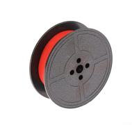 Zilimontt Bobine de ruban en nylon pour machine à écrire OKI ML80/81/82/83/92/93 TEC EPS600 MA1100 M2600 - Rouge et noir - 12,7 mm x 5 m