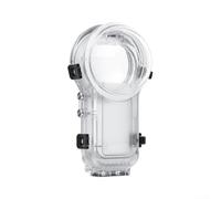 Zilimontt Boîtier de plongée étanche transparent pour X5 - 60 m - Avec couvercle d'objectif - Fermeture rapide magnétique