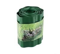 Zilimontt Bordure de pelouse en plastique flexible pour allée de jardin et parterres de fleurs, matériau élastique imperméable pour la prolifération de l'herbe, 10 cm/15 cm/20 cm x 9 m, paysage vert