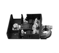 Zilimontt Bornier de distribution de batterie fusible à dégagement rapide 32 V 400 A pour voitures, 4WD, caravanes et camping-cars - Triple goujon (M8 + Dual M5) Fusible Power Splitter avec Compact (A