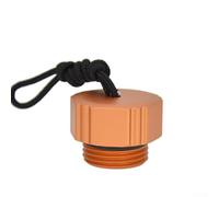 Zilimontt Bouchon de valve DIN en aluminium pour régulateur de plongée de premier étage - Housse de protection contre la poussière et les débris pour régulateurs respiratoires de style DIN, léger (L)