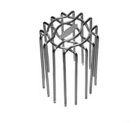 Zilimontt Bouchon de vidange en acier inoxydable 304 pour toit et balcon pour gouttière, tuyau d'eau de pluie (63 mm)