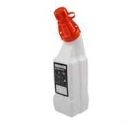 Zilimontt Bouteille de mélange de carburant et d'huile de 1 L pour équipement de jardin à 2 temps, récipient de mélange de carburant portable avec des rapports précis 50:1 40:1 35:1 25:1, 25:1,