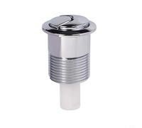 Zilimontt Bouton poussoir de rechange pour réservoir de toilettes Siamp Skipper série 45 Mécanisme d'économie d'eau 85 x 48 mm Chromé