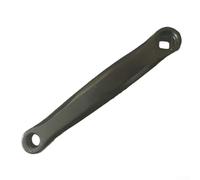 Zilimontt Bras de manivelle gauche de rechange pour VTT ou route pour vélo, fer de 20 cm pour composant de vélo avec distance de trou de 17 cm, durable et compatible avec VTT, route et (noir)