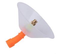 Zilimontt Buse de pulvérisation de jardin réglable avec couvercle coupe-vent en cuivre pour l'irrigation, corps en plastique avec renfort en tôle d'acier, interface filetée 14 x 1,5, taille 98 mm, TR