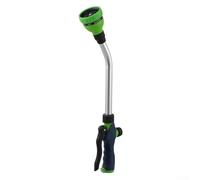 Zilimontt Buse de tuyau haute pression robuste avec prise en main ergonomique et 8 modes de pulvérisation, y compris plat, plein, douche, cône, brume, trempage, centre et angle pour jardin