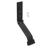 Zilimontt Butée de porte sans perçage, support de porte et butée de bruit sous porte pour bas de porte, construction en fer et silicone, noir ou blanc