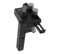 Zilimontt Butée de rail à onglet en aluminium pour rails en T de 19 mm, bloc limiteur coulissant avec poignée rapide pour table de routeur, clôture gabarit de travail du bois, droite longue (droite