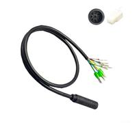 Zilimontt Câble d'extension de moteur 9 broches pour VTT électrique pour moteurs de moyeu de vélo - Câble en cuivre pur de 1,2 m compatible avec et pour moteurs AKM 250 W - 1000 W E-For Bike