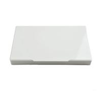 Zilimontt Cache-prise mural étanche de type 86, protection de prise électrique en ABS, 3 interrupteurs anti-poussière pour salle de bain, terrasse, balcon et humide (blanc)