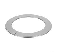 Zilimontt Cache-tuyau décoratif en acier inoxydable - Design fendu - Rosace chromée - Pour chauffe-eau à gaz, douche, échappement et raccords de valve - Fixation murale (160 mm)