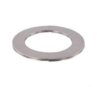 Zilimontt Cache-tuyau décoratif en acier inoxydable - Design fendu - Rosace chromée - Pour chauffe-eau à gaz, douche, échappement et raccords de valve - Fixation murale (90 mm)