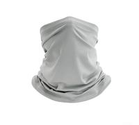 Zilimontt Cagoule cache-cou pour cyclisme, course à pied, pêche, escalade et randonnée, bandana en polyester léger et masque de moto pour l'extérieur (gris clair)