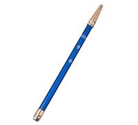 Zilimontt Canne à pêche télescopique en fibre de carbone 1,7 m, 2,1 m, 2,4 m, poignée pliable avec verrou en alliage d'aluminium 46T, tige en carbone 8 mm, connecteur en acier (filet de 40 cm)
