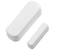 Zilimontt Capteur de contact intelligent WiFi pour porte fenêtre compatible avec l'application Tuya Système de sécurité pour surveillance à domicile avec notification mobile (pour ZIGBEE)