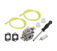 Zilimontt Carburateur pour débroussailleuse 26cc 30cc compatible avec Zama C1U-H60#308054013 Remplacement pour RY29550 UT32601 modèles BC30 CS30 SS30 TP30 S430 TP26 EX26 CS26 SS26