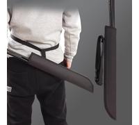 Zilimontt Carquois pour enfants pour une utilisation en extérieur pour arc et flèches - Petit sac de rangement réglable à la taille en tissu Oxford, peut contenir jusqu'à 10 flèches, noir