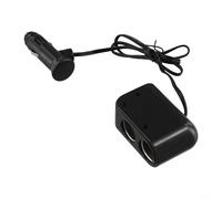 Zilimontt Chargeur de voiture double USB 12 V avec 2 ports et puissance de sortie de 60 W pour smartphones, GPS et appareils PDA dans le véhicule
