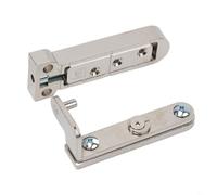 Zilimontt Charnière de porte invisible en alliage de zinc et roulement à billes en acier pour portes en bois jusqu'à 70 kg Ouverture à 110°