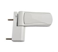Zilimontt Charnière de porte réglable en aluminium avec réglage multidirectionnel 3D et tampon silencieux, matériel de porte robuste pour un alignement fluide et une fermeture silencieuse,