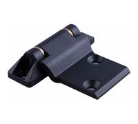 Zilimontt Charnière de porte robuste en alliage de zinc pour armoires industrielles, design épais antirouille avec ouverture et fermeture fluides, compatible avec distribution d'alimentation GGD PS