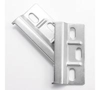 Zilimontt Cintre dissimulé pour armoire murale de cuisine, supports en acier robuste avec 2 plaques murales et tasses de couverture, hauteur réglable de 0 à 16 mm, profondeur de 11 à 17 mm, Si