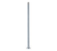 Zilimontt Cintreuse de tube à ressort en acier pour cuivre, tailles argentées, tubes à paroi mince en aluminium, 622 mm (1/4 à 7/8), ressort trempé à l'huile et acier (10 mm)